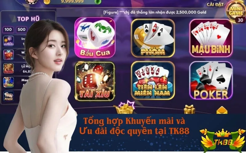 Tổng hợp Khuyến mãi và Ưu đãi độc quyền tại TK88