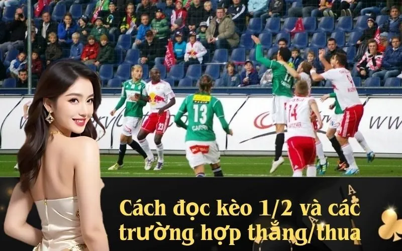 Cách đọc kèo 1/2 và các trường hợp thắng/thua
