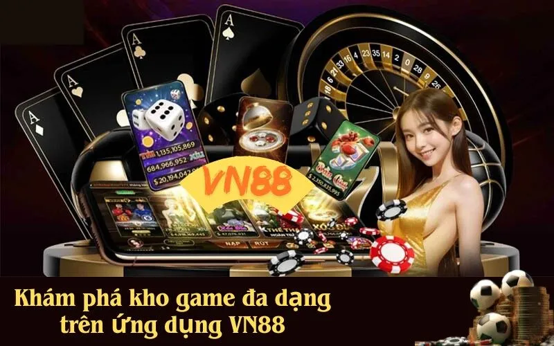 Khám phá kho game đa dạng trên ứng dụng VN88 