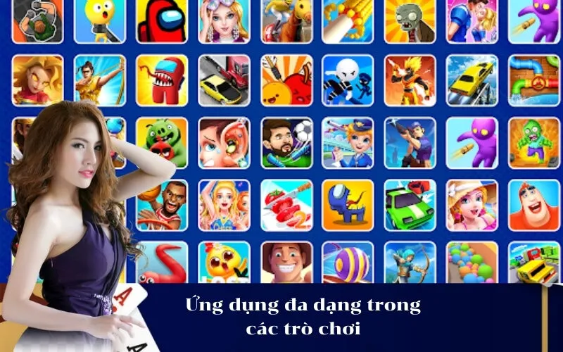 Ứng dụng đa dạng trong các trò chơi