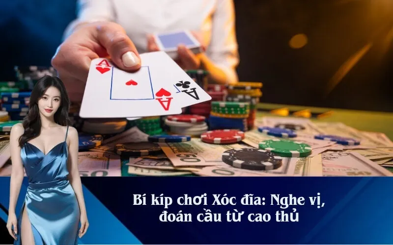 Bí kíp chơi Xóc đĩa Nghe vị, đoán cầu từ cao thủ